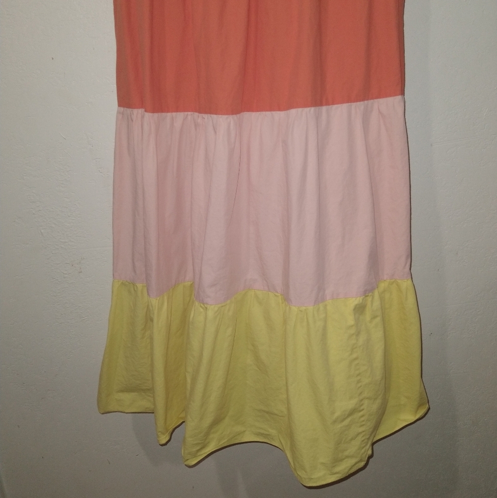 ENGLISH FACTORY Tiered Colorblock Maxi Dress - Picture 10 of 13
